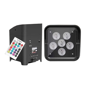 Battery 6PCS Led Par Light